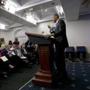 President Barack Obama spoke about the Affordable Care Act in the White House briefing room Nov. 14, 2013. 
