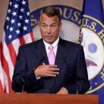 House Speaker John Boehner delivered remarks on Thursday about the Affordable Care Act.