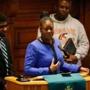 Sybrina Fulton, mother of Trayvon Martin, spoke at St. Paul African Methodist Episcopal Church in Cambridge.