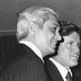 Edmund Reggie is seen with Sen. Edward Kennedy in a 1971 photo.