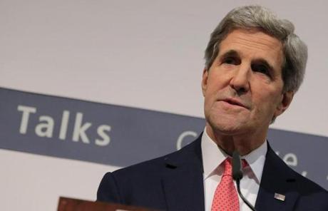 US Secretary of State John Kerry spoke early Sunday during a news conference after the talks finished.
