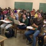 Students attending a class in “At Berkeley,” a four-hour documentary by Frederick Wiseman. 