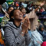 Tens of thousands of South Africans joined with world leaders in a rain-swept stadium in the once-segregated township of Soweto Tuesday to honor and celebrate the life of Nelson Mandela.