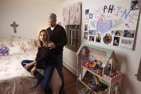 Michele and Bob Gay have re-created Joey’s room in their new home in a Boston suburb.
