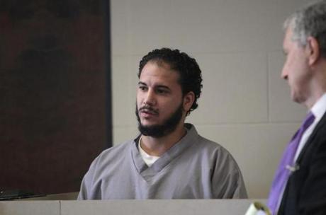 Edwin Alemany entered a not guilty plea during his arraignment at Suffolk Superior Court on Wednesday.
