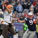 Journeyman Jason Campbell lit the Patriots up for 494 total yards (386 in the air).