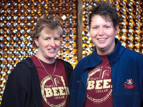 Kate Baker (left) and Suzanne Schalow are creating a national franchise of specialty beer stores.
