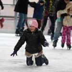 Ashley Allen was among the skaters who took a spin on the ice at Boston Harbor Hotel’s new outdoor rink earlier this month.