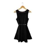 This simple black dress has been worn to many events.