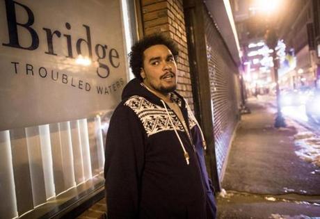 Bridge Over Troubled Waters’ shelter in Boston focuses on helping young adults such as Anthony Rodrigues, 20.
