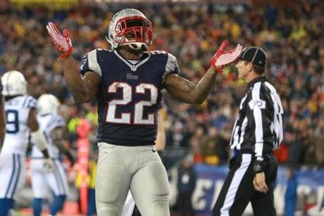 Stevan Ridley (above) is now in more of a supporting role thanks to a fumbling problem and the surprise emergence of LeGarrette Blount.
