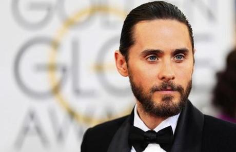 The Globe for best supporting actor in a movie went to Jared Leto.
