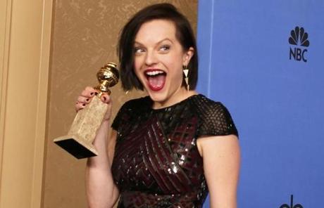Elisabeth Moss won a Golden Globe for best actress in a TV series, mini-series, or TV movie for 