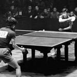 Zhuang Zedong (right) led China to victory in the 1961 World Table Tennis Championship in Beijing, a key moment in the history of the sport.