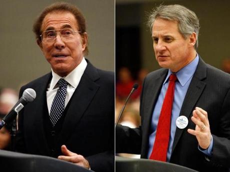 Steve Wynn spoke before the state gambling commission at the Boston Convention Center.
