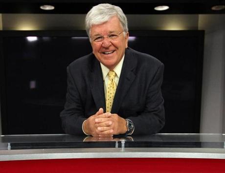 Chet Curtis on the set at NECN in 2011.
