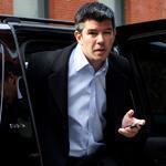 Travis Kalanick (left) of Uber created an app so riders can summon a car by smartphone.