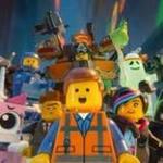 A whole cast of LEGO characters comes together in “The LEGO Movie,” including the hero of the film, construction worker Emmet (center).