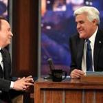 Billy Crystal, who was Jay Leno’s first guest on “The Tonight Show” in 1992, appeared during the final taping of the show with the Andover native at the helm.