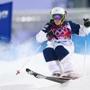 Hannah Kearney finished first in the qualifying for moguls Thursday. (Photo by Cameron Spencer/Getty Images)