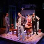 Joseph Marrella, Kelby T. Akin, Paula Plum, and Ken Baltin in the Lyric Stage production of “Death of a Salesman.’’ 