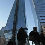 Streets around the new 1 World Trade Center, the nation’s tallest building, were closed on Wednesday after sheets of dagger-shaped ice started falling from the structure.