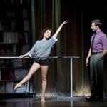 Sydney Morton (left) and Corey Mach in Broadway in Boston’s production of “Flashdance — The Musical.”
