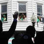 The South Boston St. Patrick’s Day parade wound its colorful way through the city today.