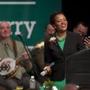 State senator Linda Dorcena Forry was the new host of the annual South Boston St. Patrick's Day Breakfast.