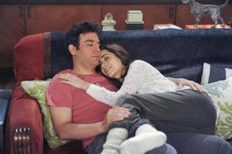 Josh Radnor as Ted and Cristin Milioti as The Mother.
