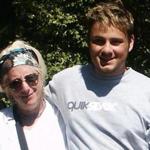 Joanne Minich with her son, Peter, about 2009, in California. 