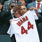 David Ortiz took the photo with Obama when the Red Sox came to the White House on Tuesday to be honored for the ballclub’s 2013 World Series Championship. 