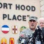 Lt. Gen. Mark Milley, Fort Hood’s senior officer, said there’s no indication that Spc. Ivan Lopez targeted specific soldiers in Wednesday’s shooting that left three dead.