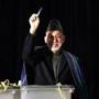 Afghan President Hamid Karzai cast his vote in Kabul on Saturday.