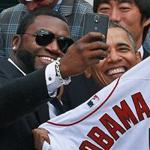 David Ortiz took the photo with President Obama when the Red Sox came to the White House on Tuesday to be honored for their 2013 World Series Championship. 