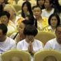 A mass prayer was held in Kuala Lumpur as the search for the missing Malaysia Airlines plane continues.