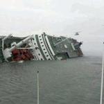 Helicopters head to help the more than 450 passengers and crew aboard a South Korean ferry as it sinks.