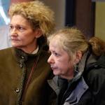 Randi Berkowitz (left) and Patricia DiGiacomo pleaded not guilty during their arraignment at Suffolk Superior Court.