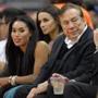 Clippers owner Donald Sterling with V. Stiviano (left).