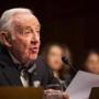 John Paul Stevens argued for amending the Constituition to allow campaign finance limits at the Senate Wednesday.
