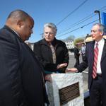 A stop on the Underground Railroad has been discovered in Lawrence, a plaque dedication ceremony was held today. 