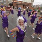 The Boston Hoohahs took part in Saturday's Gay Pride Parade.
