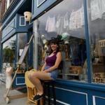 Stella Corso said her shop, Pale Circus, is holding its own, but she recently took a job as a bartender to be on the safe side.