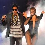 Jay Z and Beyonce performed at Gillette Stadium in Foxborough.