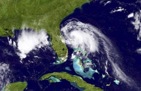 Tropical Storm Arthur was off Florida?s coast Wednesday.
