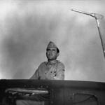 Louis Zamperini aboard a bomber in 1943.