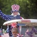 The Meadow Lake Senior Living Community in Tyler, Texas, held its annual Fourth of July golf cart parade on Friday.