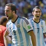 Gonzalo Higuain gave Argentina a 1-0 lead in the first half.
