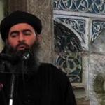 An image from a propaganda video reportedly shows the leader of the Islamic State extremist group, Abu Bakr al-Baghdadi, addressing worshipers at a mosque in Mosul.