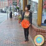 Marisa Kang, 21, a New Jersey-born visual artist and musician, leaves pieces of her art in downtown Portsmouth for people to find and keep.